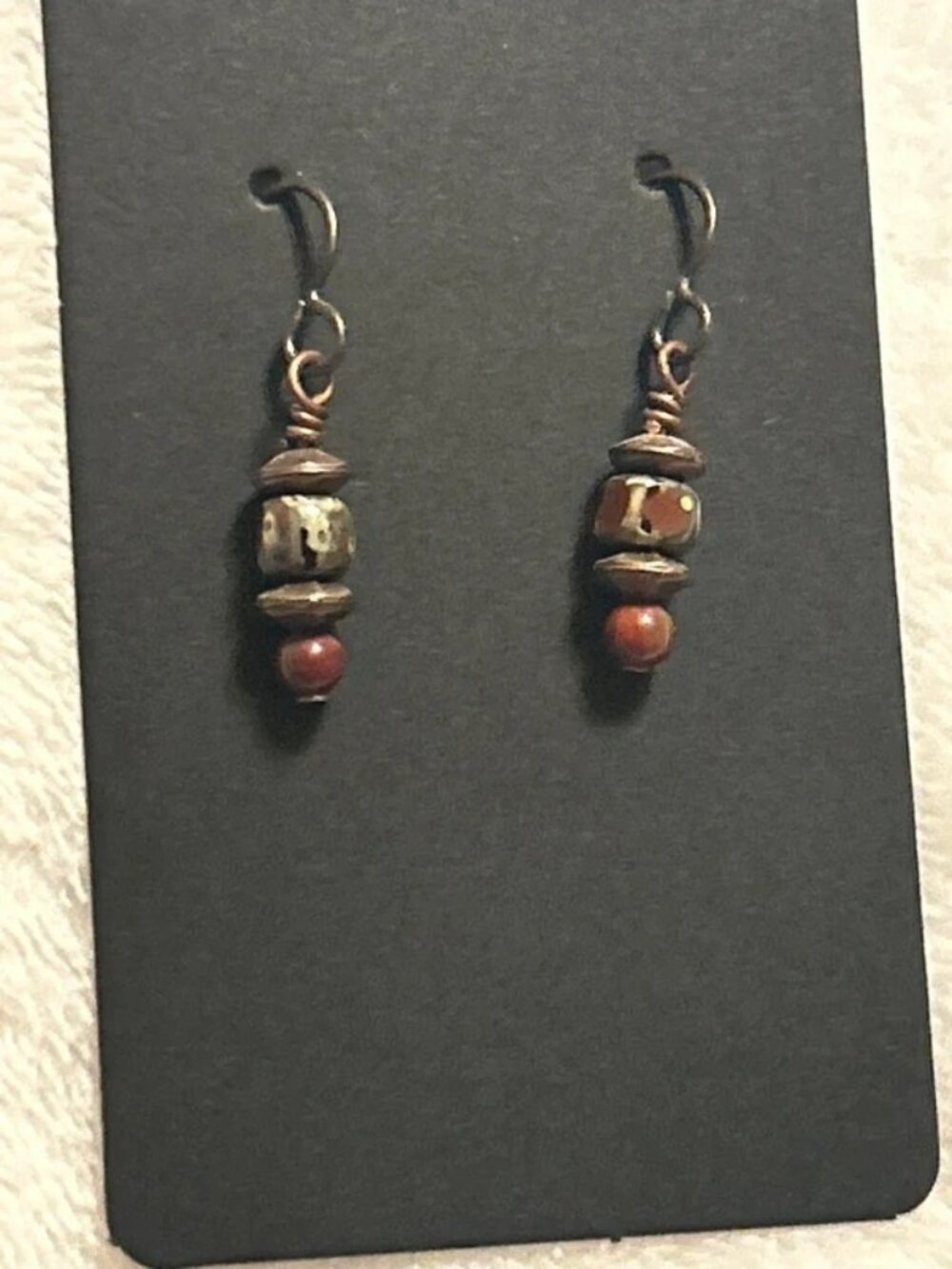 Dangle bead earrings